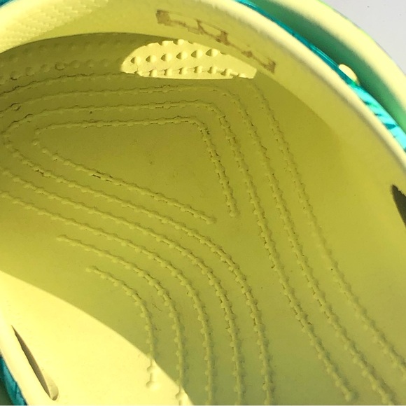 CROCS Jungle Green Lifted Clogs (Used) - Picture 7 of 9